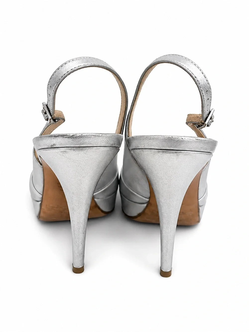 Jimmy Choo Silver Pumps